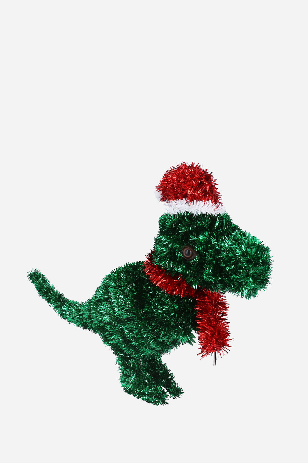 Tinsel T-Rex Ornament