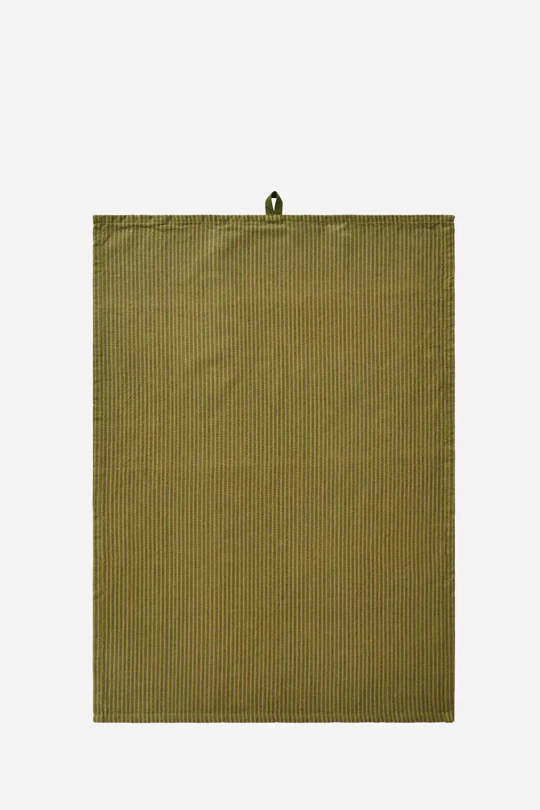 Tea Towel Daniella Green / Dark Green Stripes