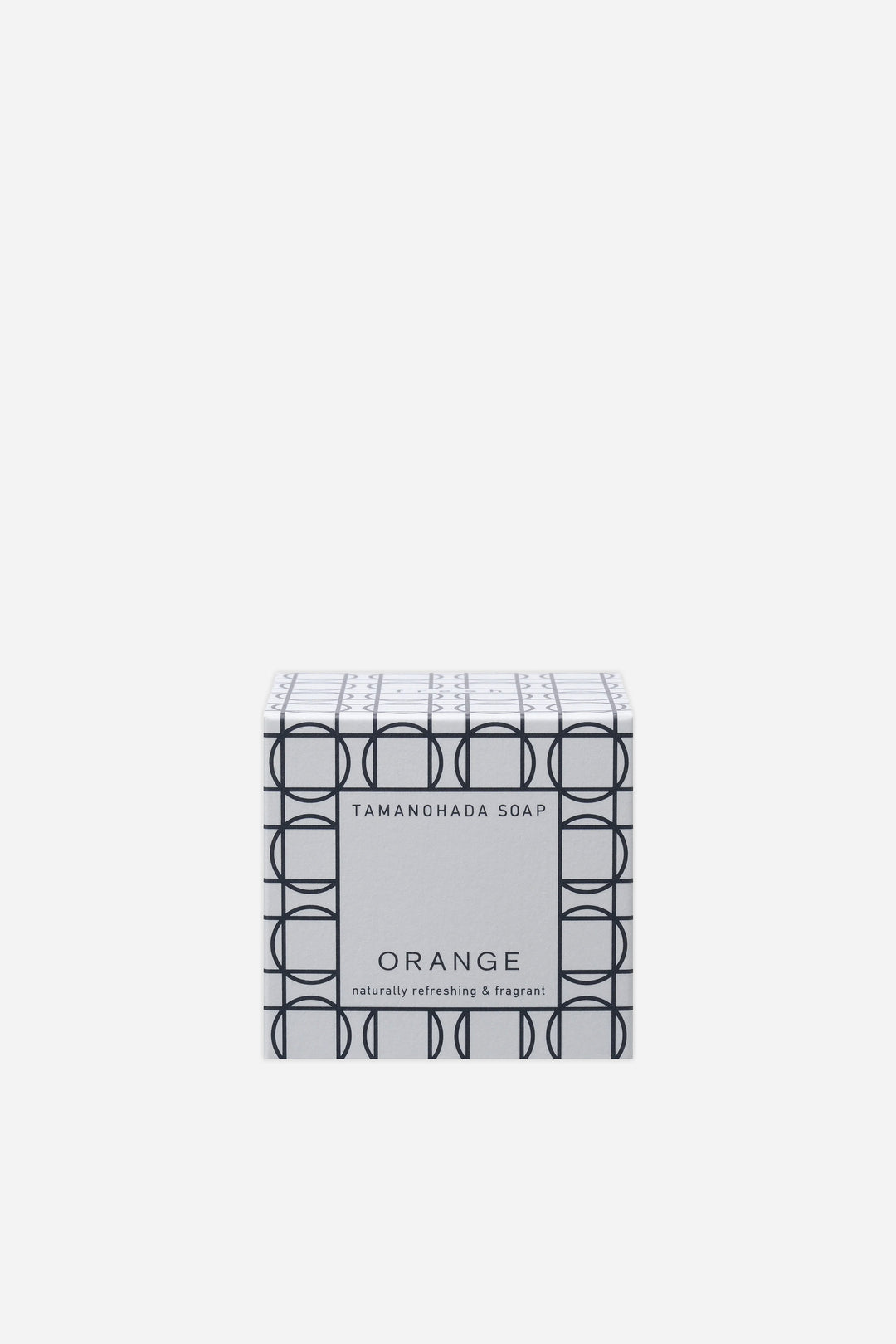 Tamanohada soap bar in a black and white packaging box on a white background