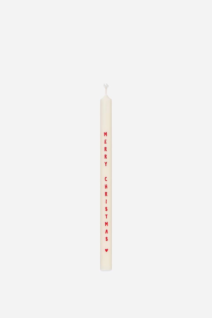 Taper Candle 1.3 Dia / Merry Christmas