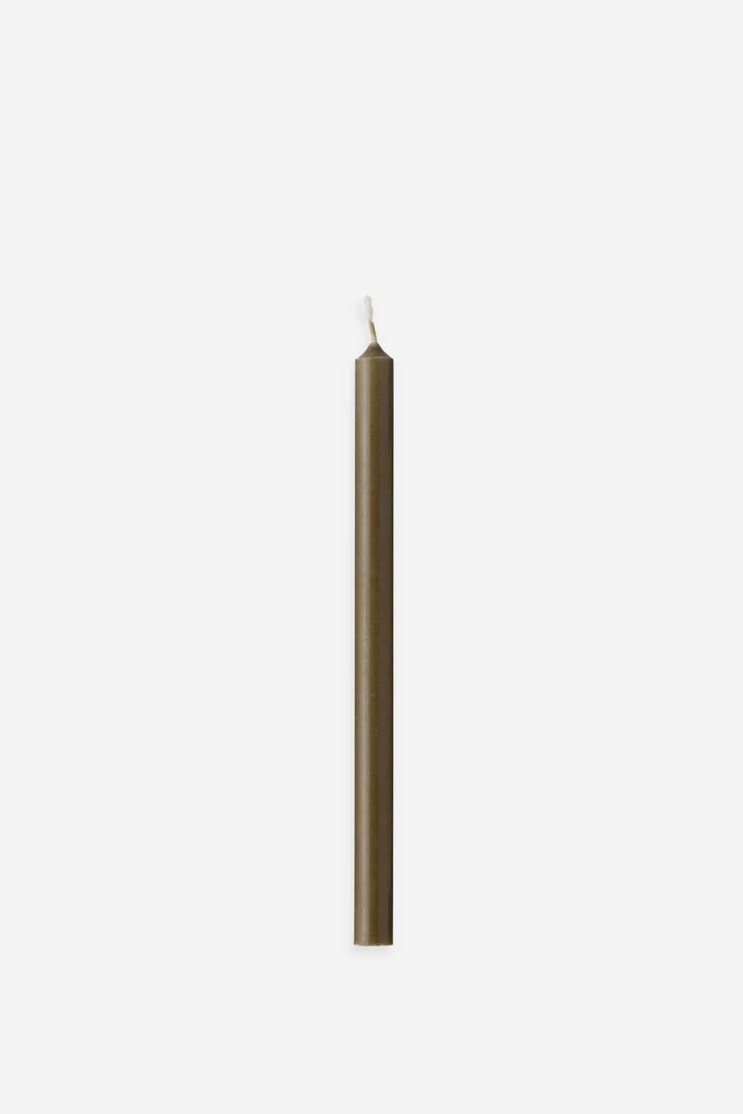 Taper Candle Olive Green