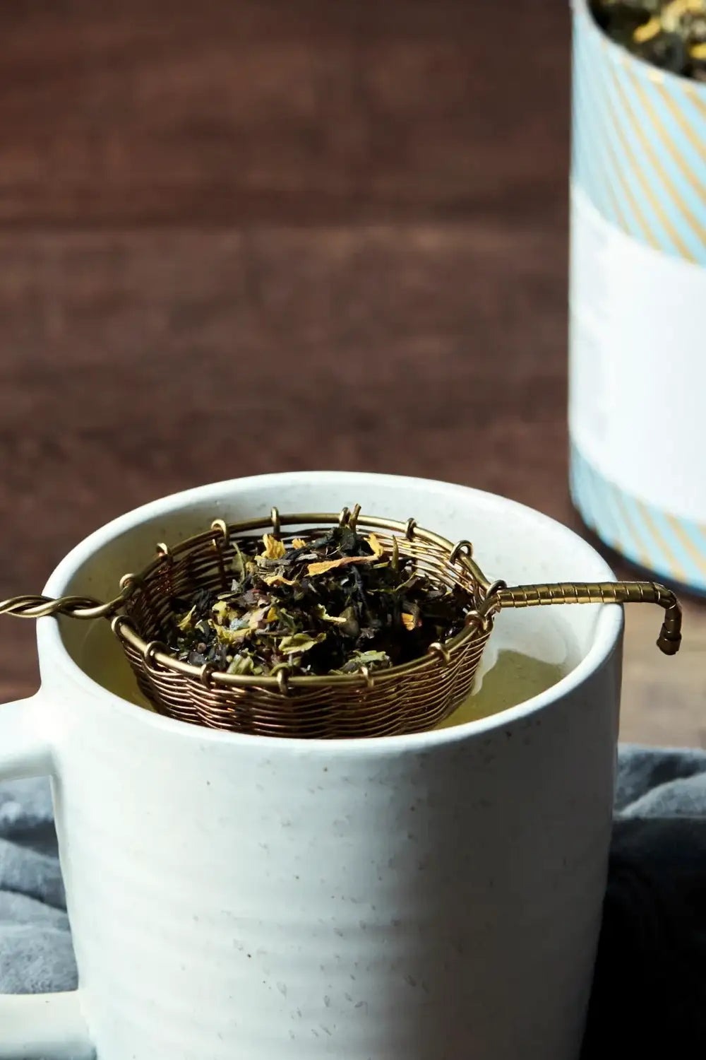 Tea strainer / Presentation Gold