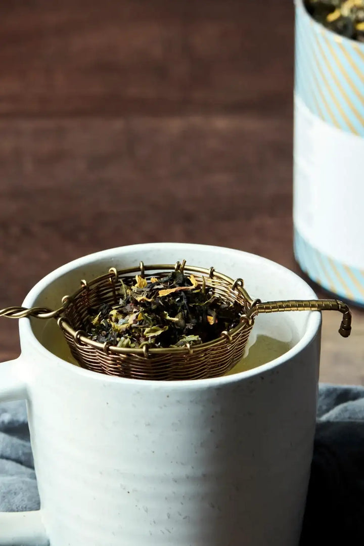 Tea strainer / Presentation Gold