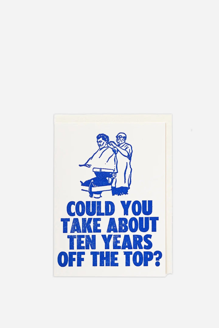 Ten Years Off The Top Card