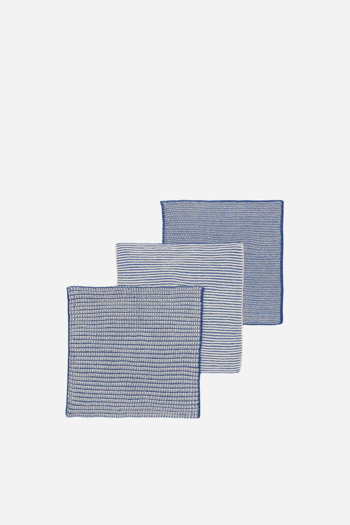 Reusable Textured Dishcloths / Cobalt