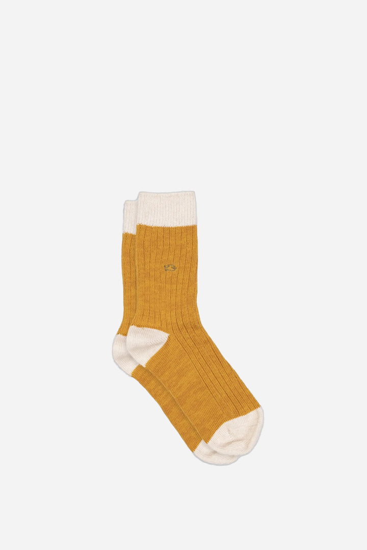 Thick Cotton Socks Mustard / 41-46