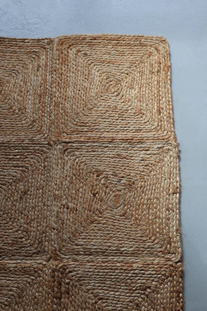Jute Tile Rug / 60 x 90cm