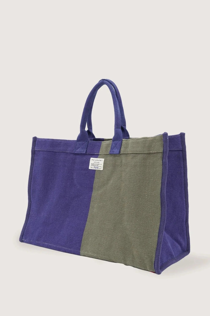 Moismont Large Tote Bag / Khaki Ink Blue