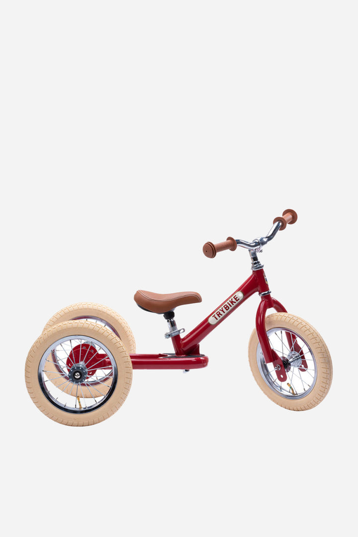 Trybike Matte 2 in 1 Balance Trike / Vintage Red