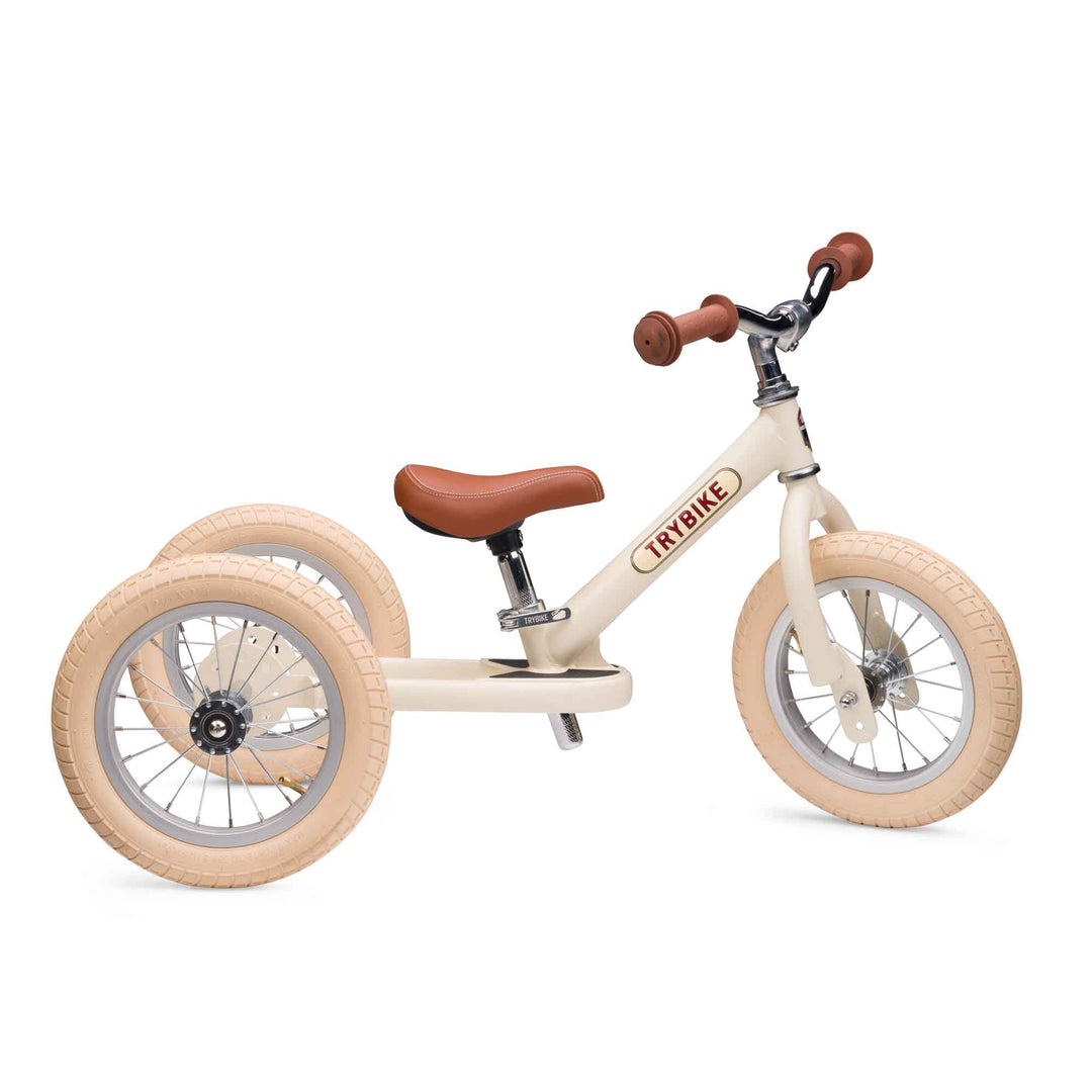 Trybike Matte 2 in 1 Balance Trike / Vintage Cream