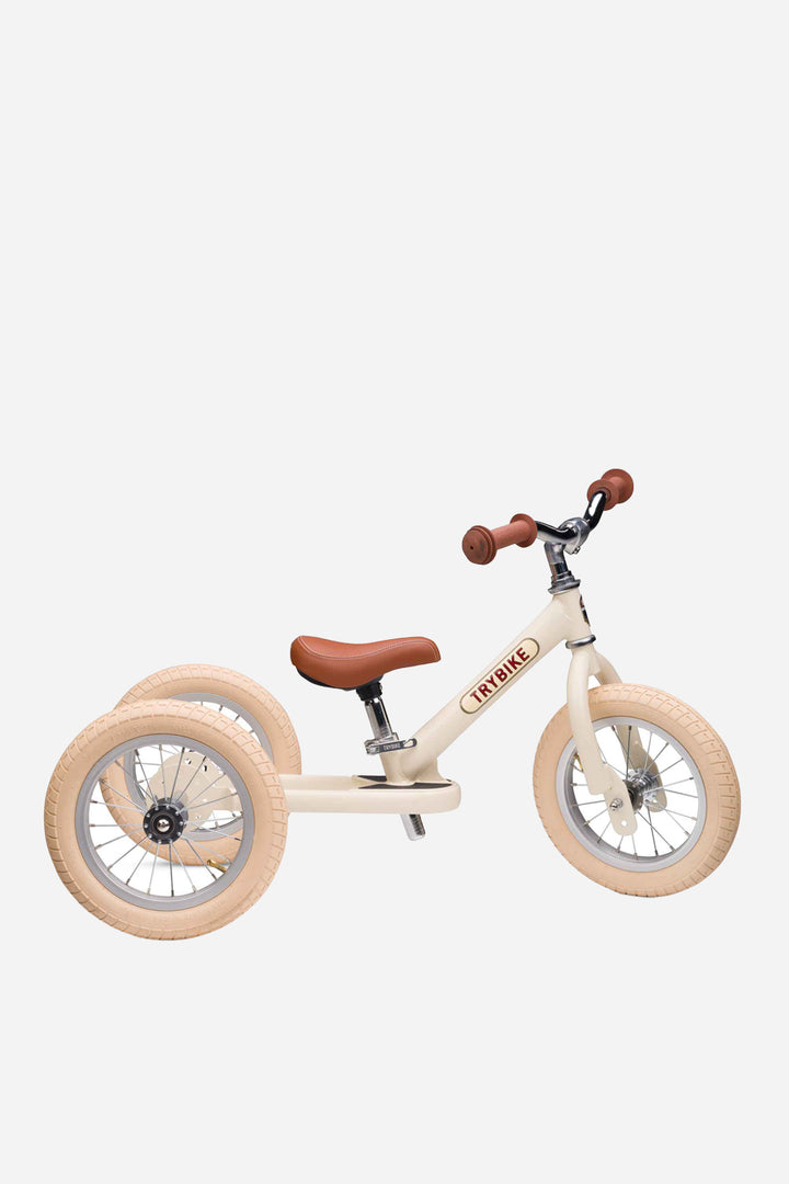 Trybike Matte 2 in 1 Balance Trike / Vintage Cream