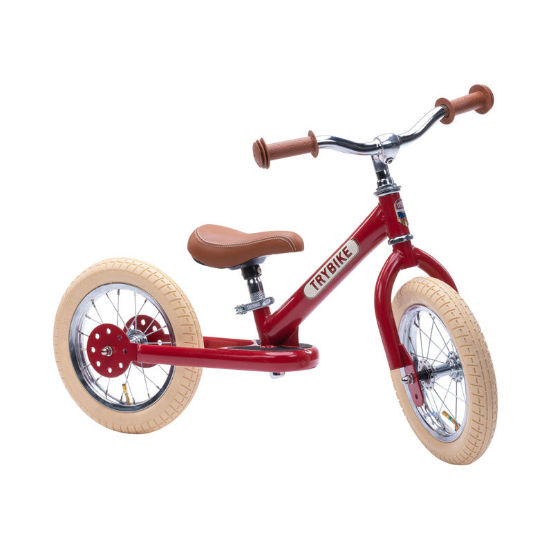 Trybike Matte 2 in 1 Balance Trike / Vintage Red