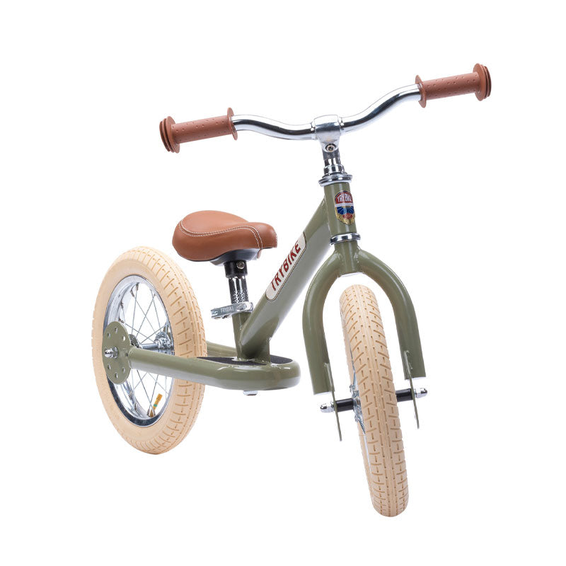 Trybike Matte 2 in 1 Balance Trike / Vintage Green