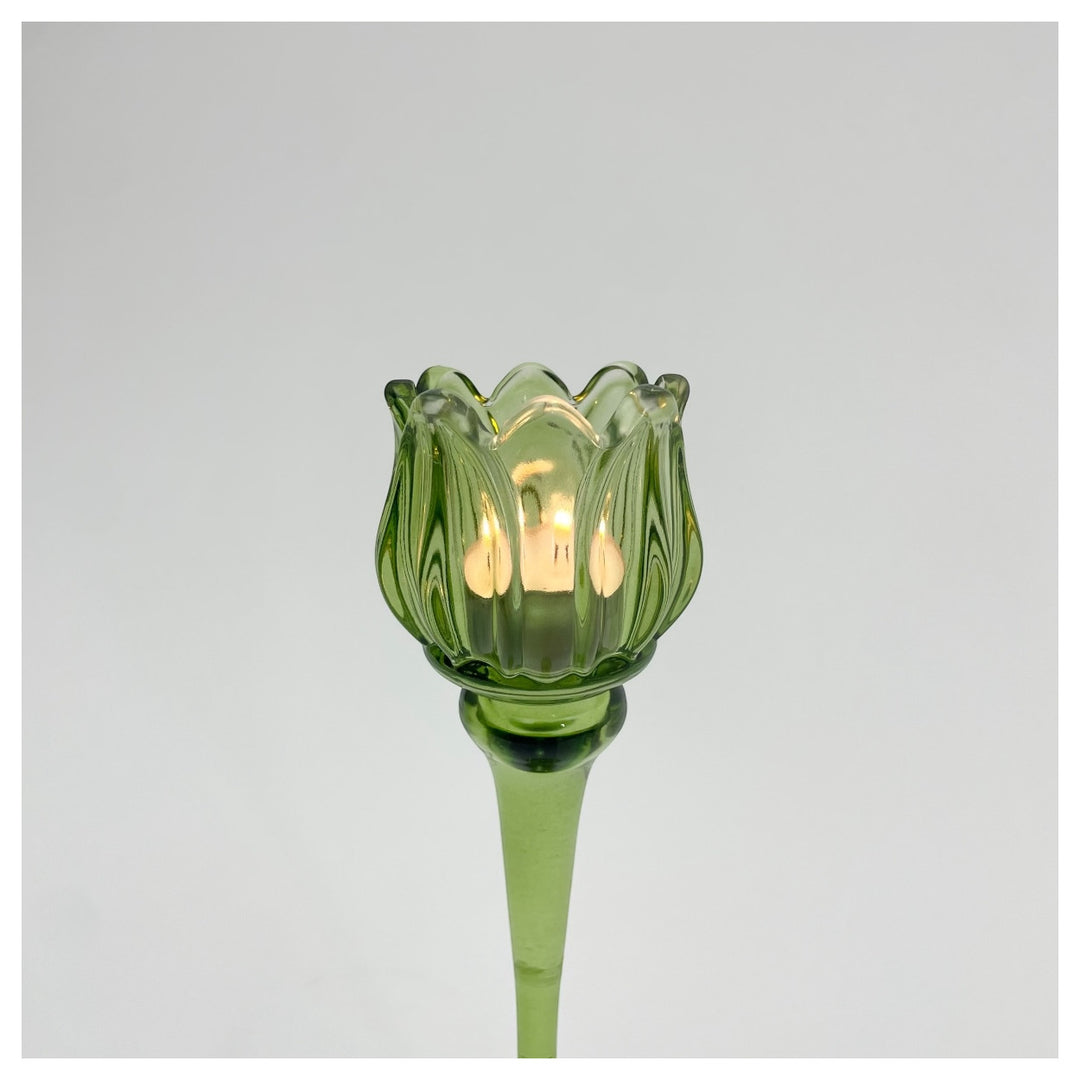 tulip t-light candle holder