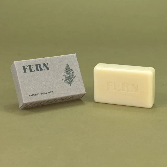 Green Botanical 100g Stamped Soap / Fern