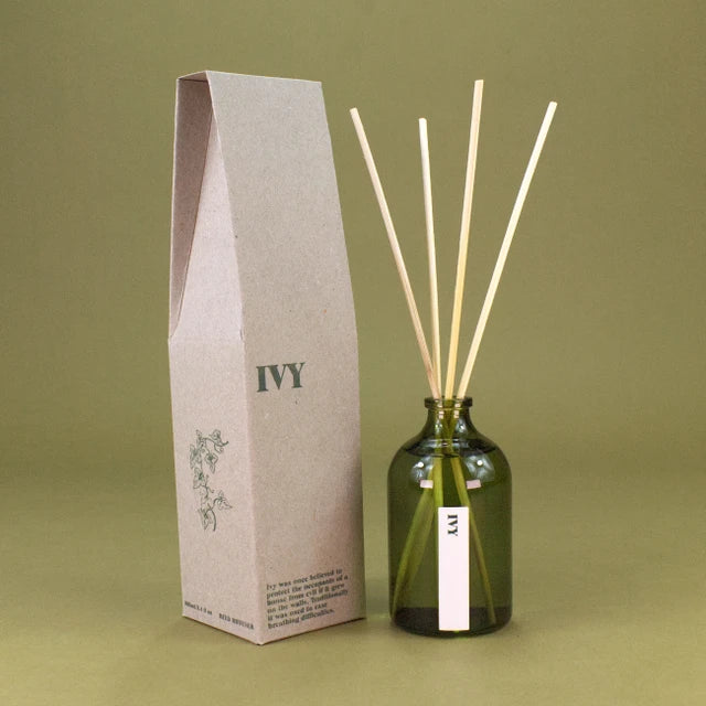 Green Botanical 100ml Reed Diffuser / Ivy