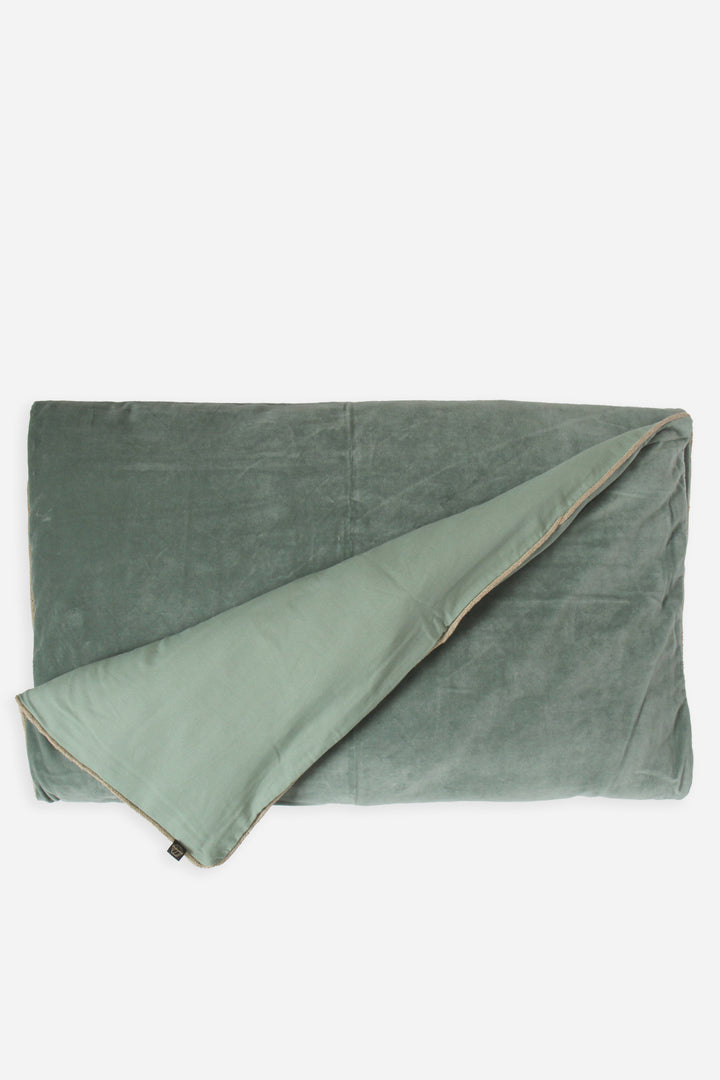 Cotton Velvet Bed Roll / 85x200 / Celadon