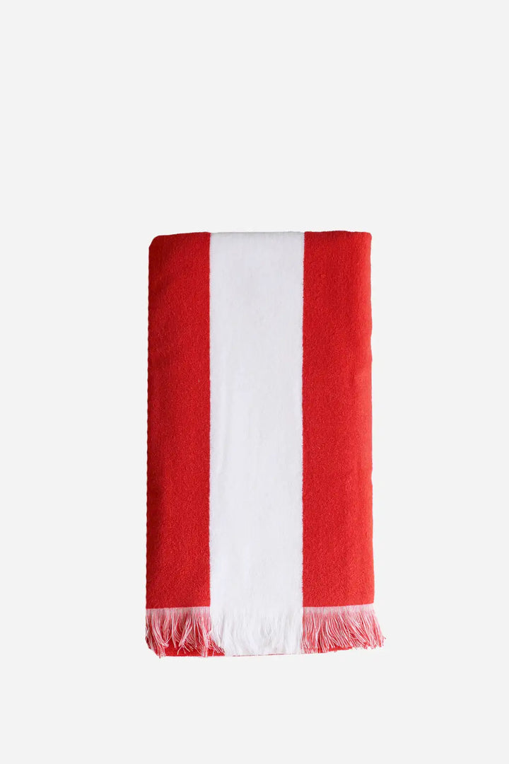 Porto Bath Towel Vermillon Cotton / 90x180 Cm