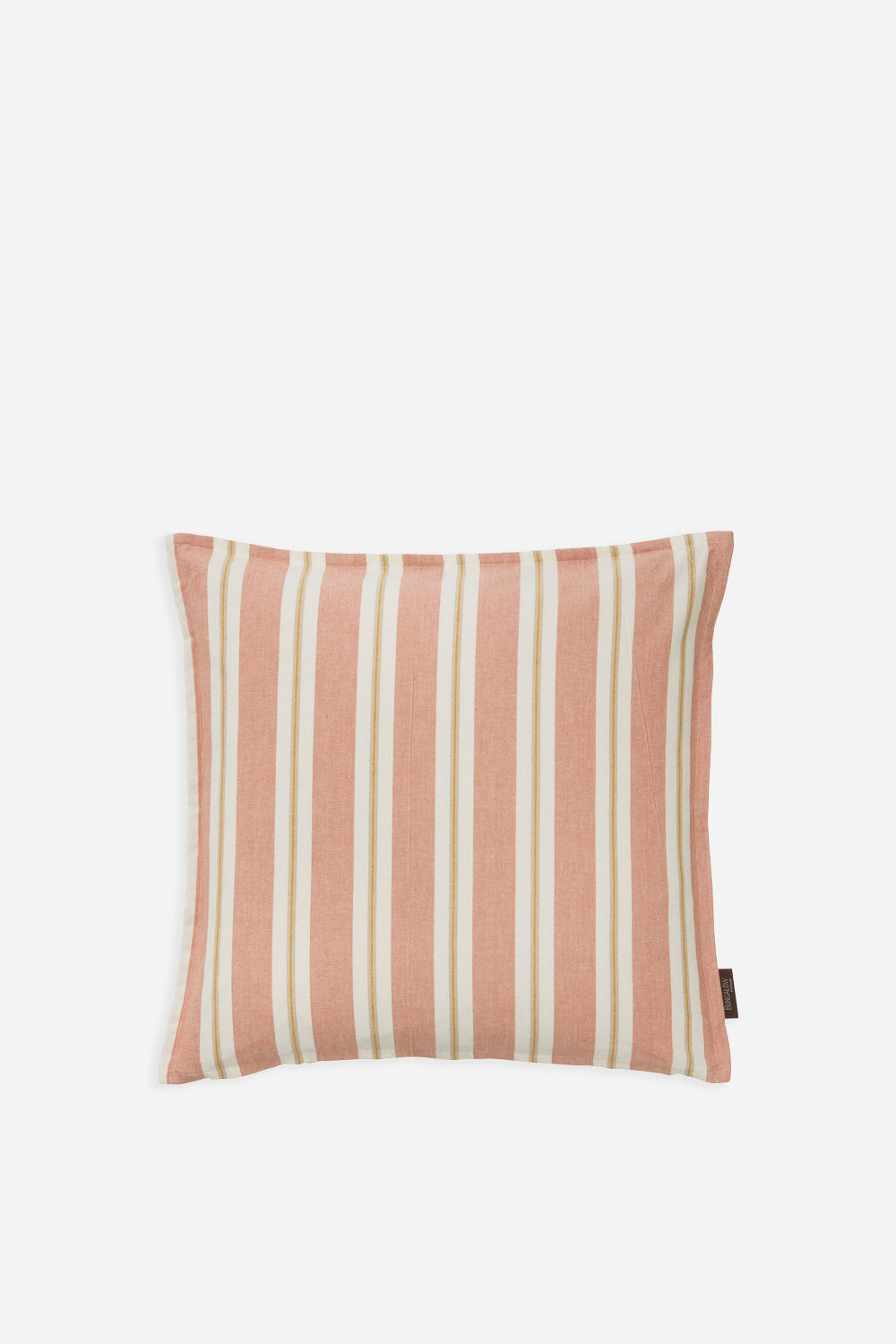 verona rose stripe cotton cushion 