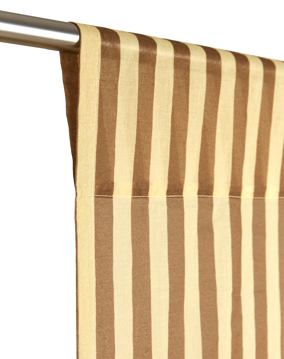 Wendy Sheer Voile Curtain 140x280 / Brown Stripes