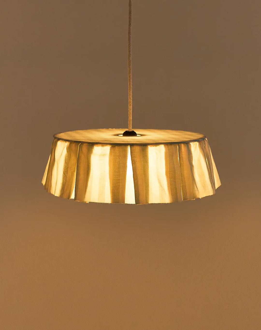 Vibes Lampshade 40cm / Turquoise Stripe