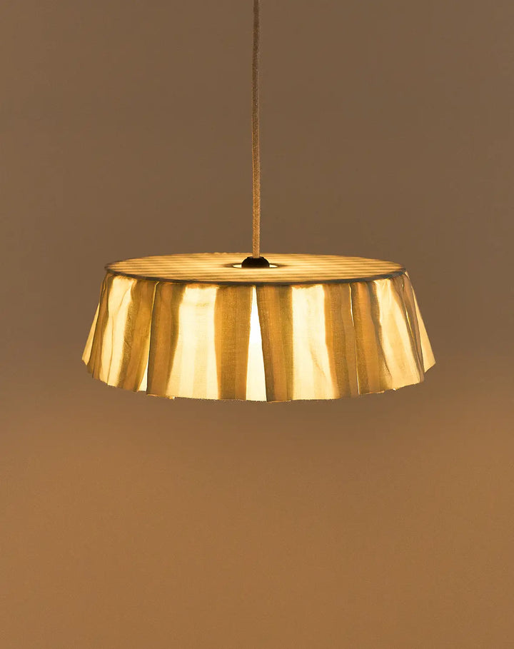 Vibes Lampshade 40cm / Turquoise Stripe