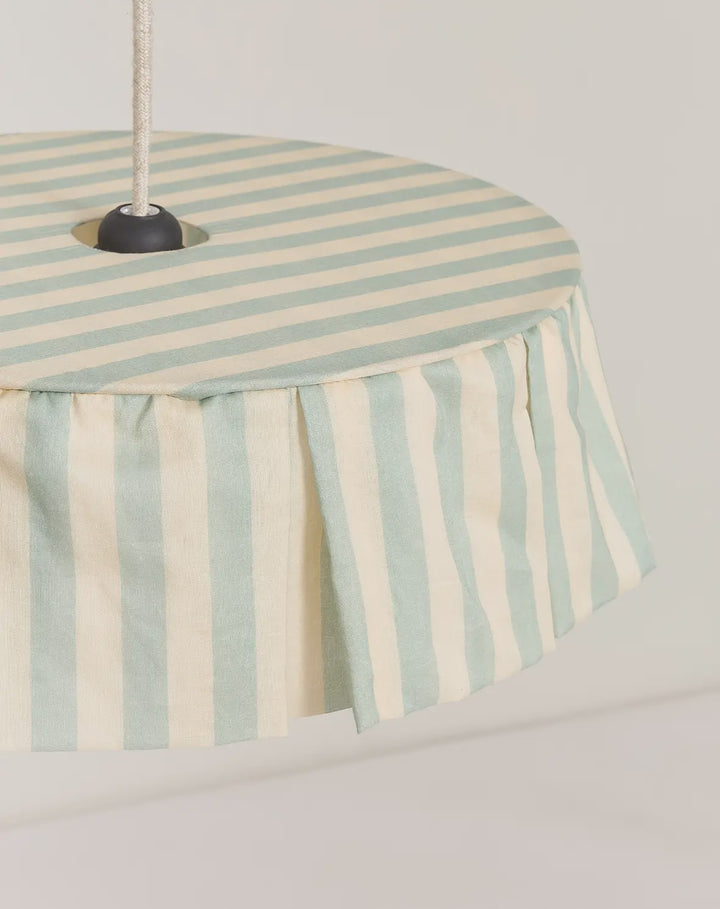Vibes Lampshade 40cm / Turquoise Stripe