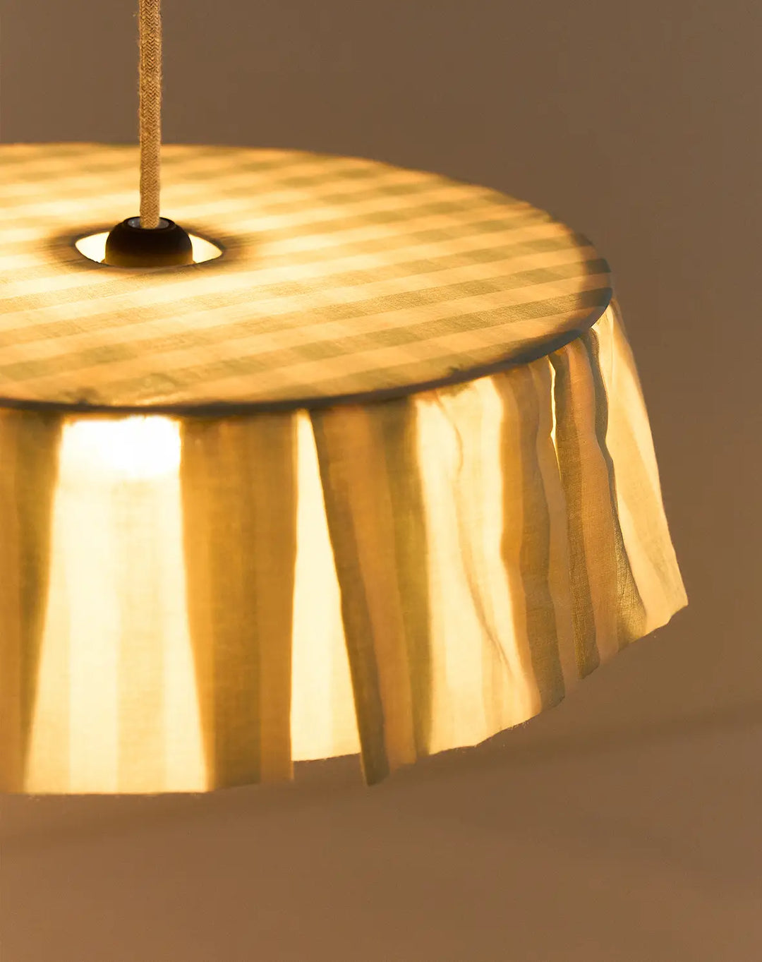 Vibes Lampshade 40cm / Turquoise Stripe