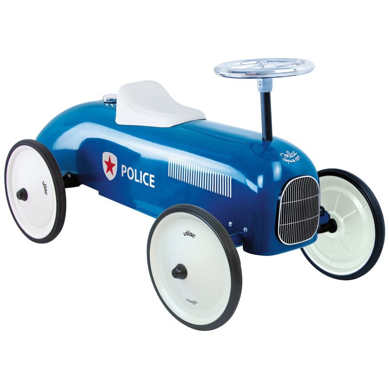 vilac ride on retro police car