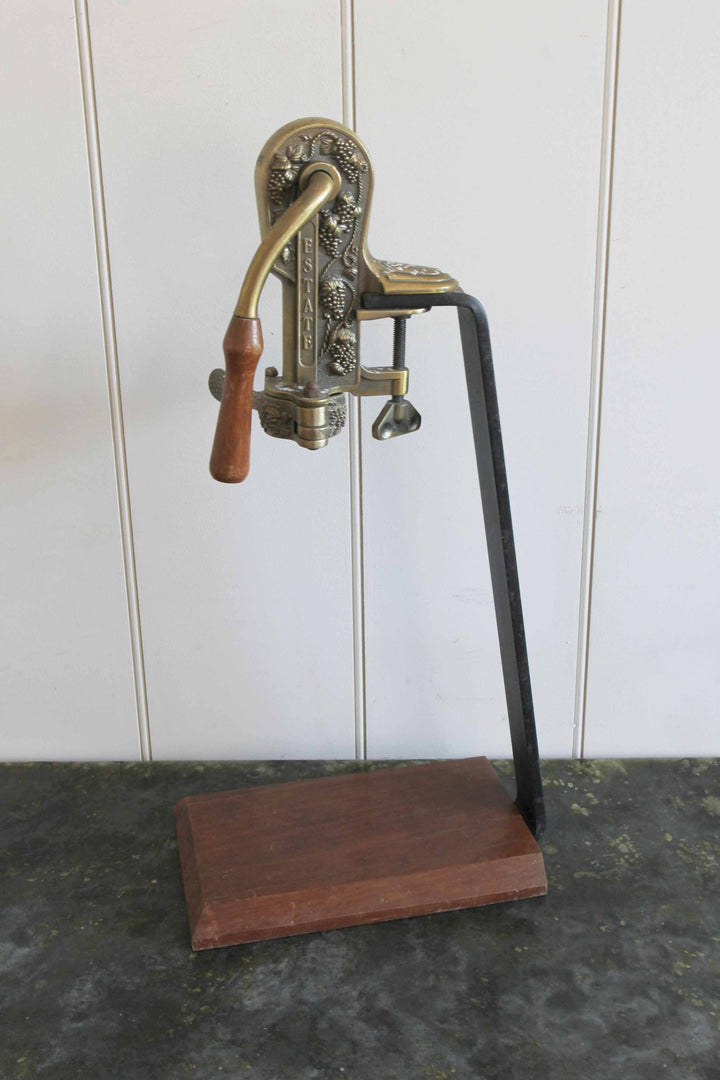 vintage brass corkscrew