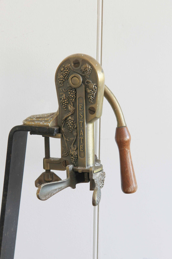 vintage brass corkscrew