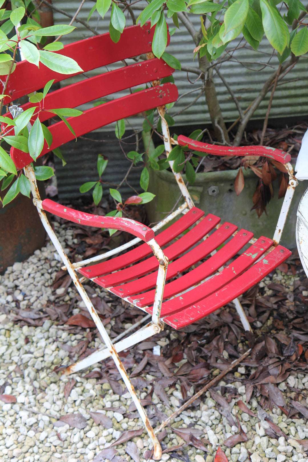 Folding Garden Chairs / Red