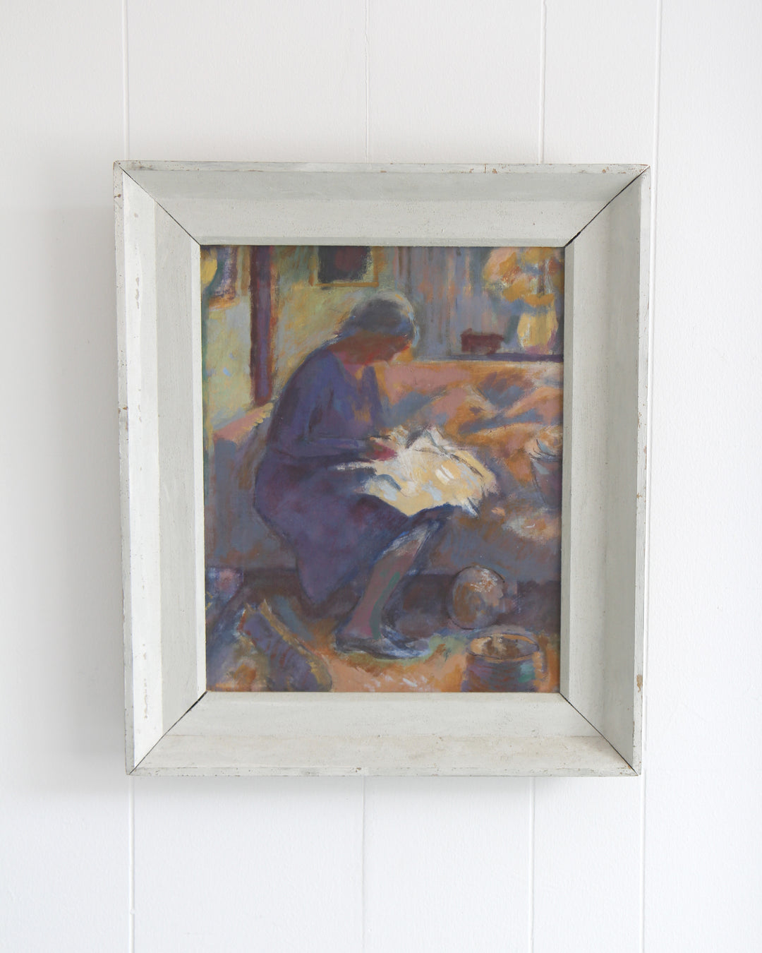 Frank Griffith - Woman Reading Paper