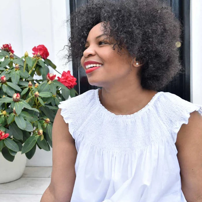 Violet Nightdress / Round Neck