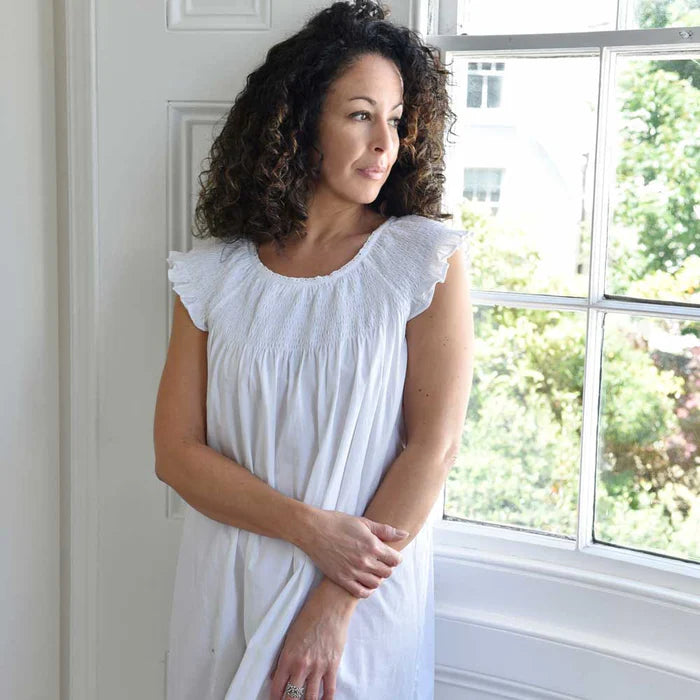 Violet Nightdress / Round Neck