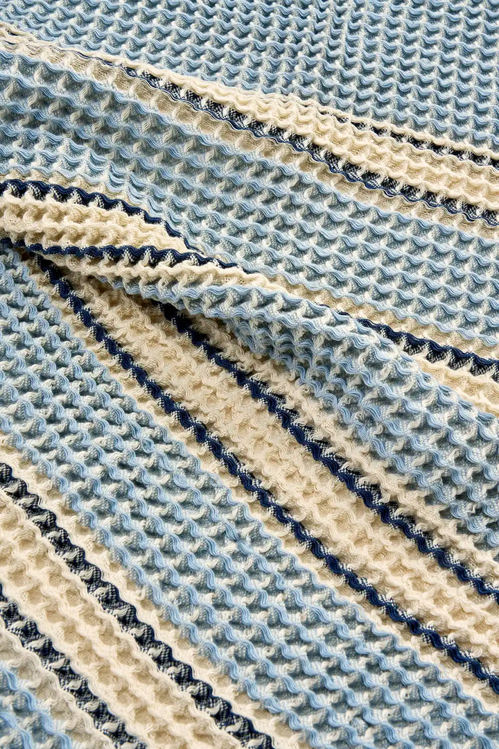Waffle Hand Towel 50x80 Cm / Blue White