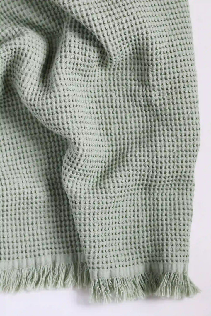 Timor Waffle Hand Towel Amande / 50x100cm