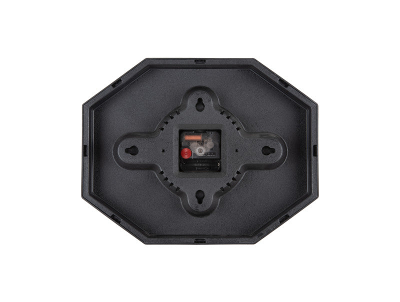 Wall clock Modern Factory Octagon Black