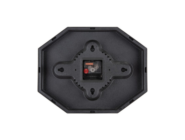 Wall clock Modern Factory Octagon Black