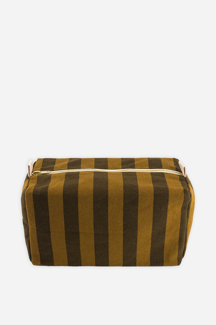 Toiletries Sponge Bag / Cumin Stripes