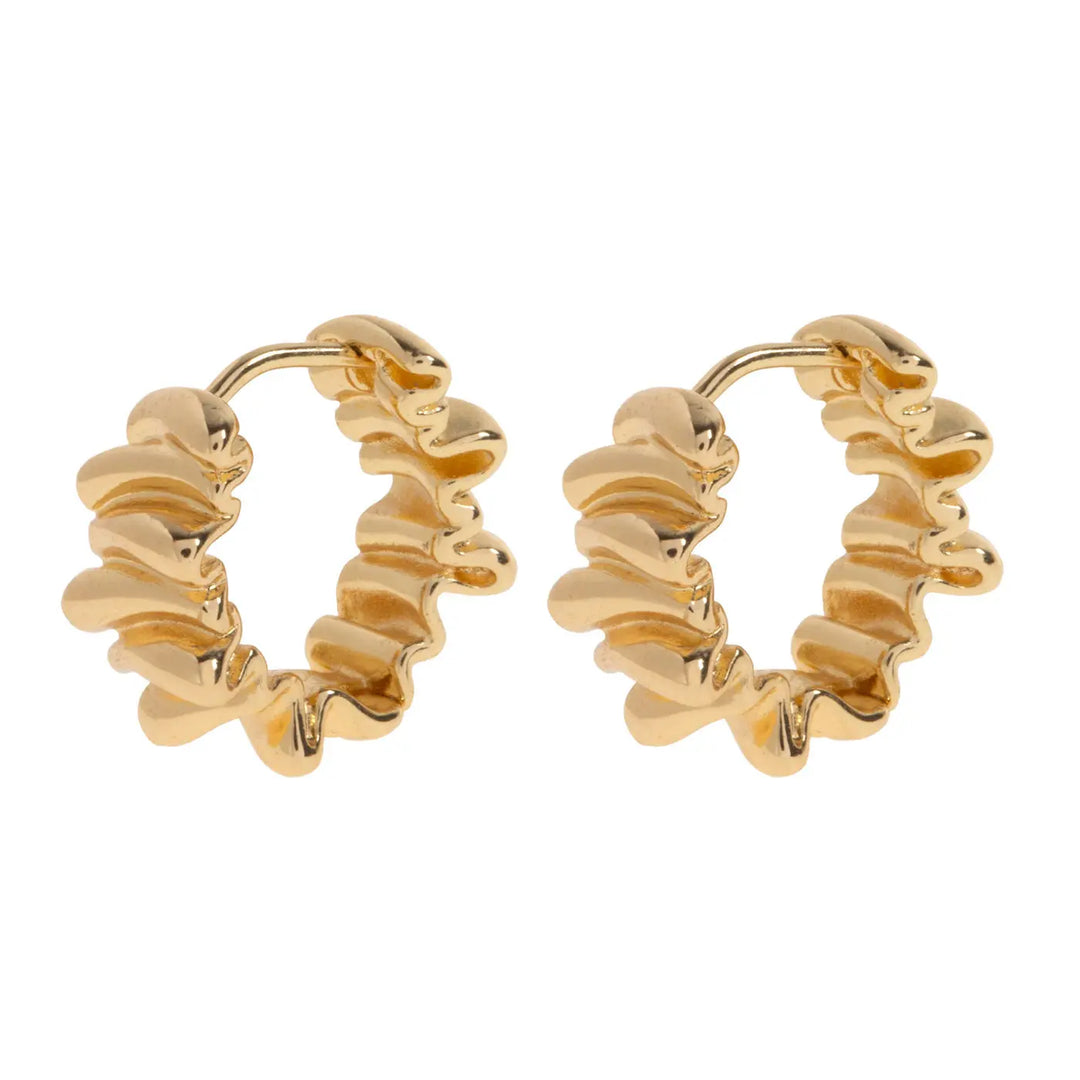 Wild Chunky Texture Hoop Earrings