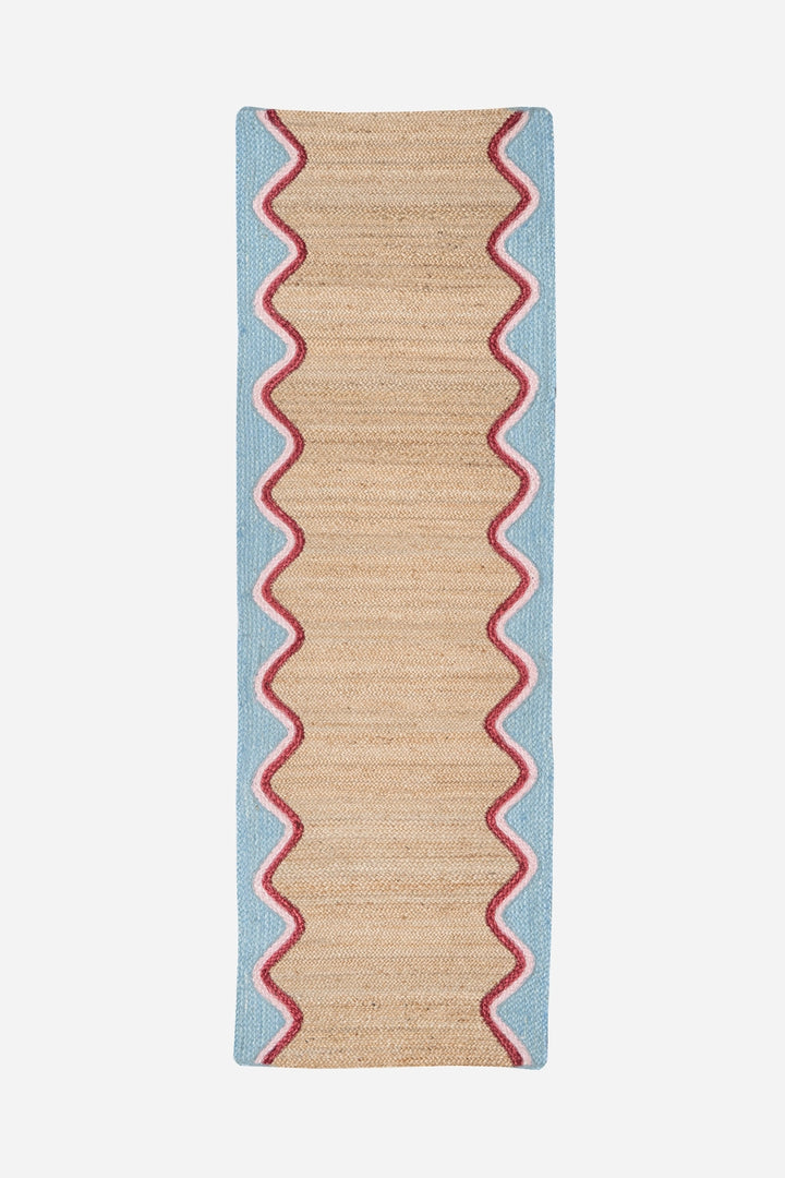 Sky Wave Jute Rug  Rectangle / 61x183cm