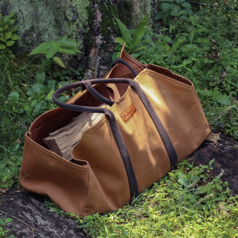 Wax Canvas Log Bag Camel