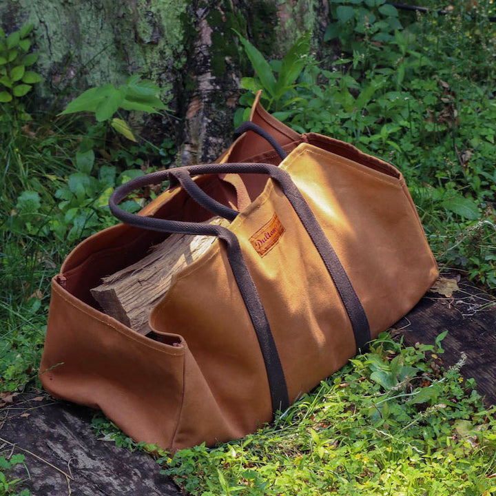 Wax Canvas Log Bag Camel