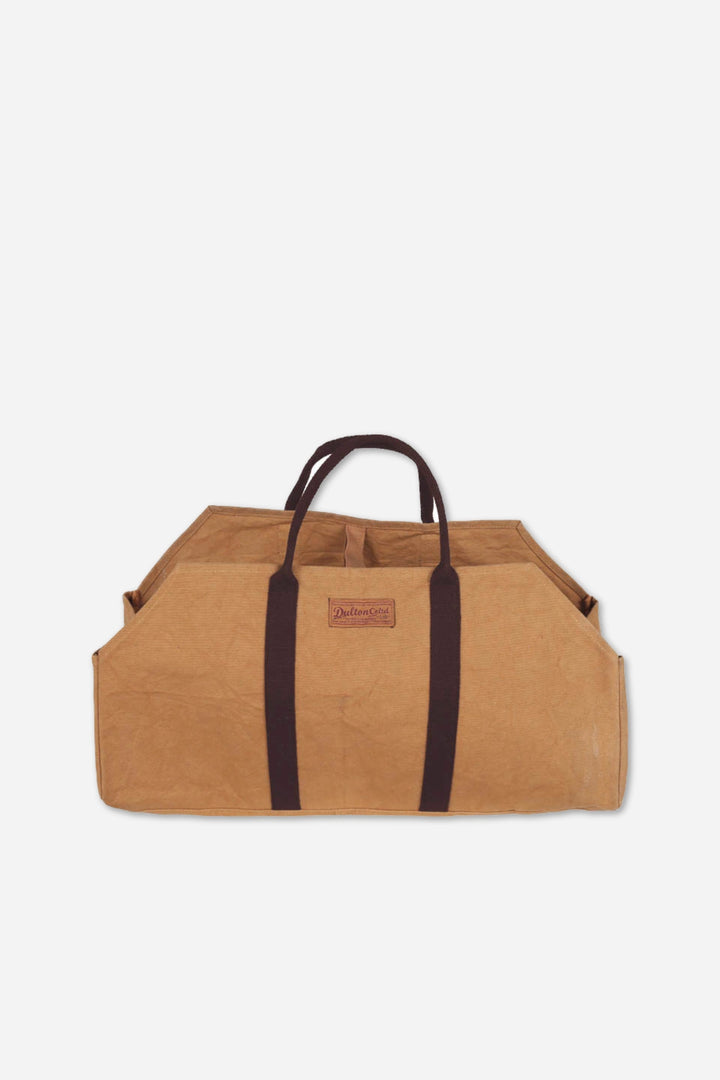 Wax Canvas Log Bag Camel