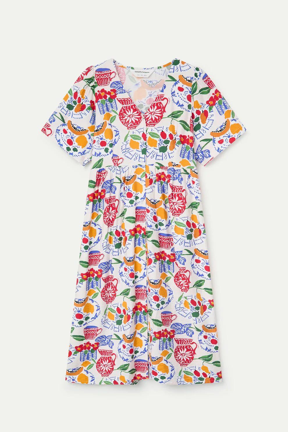 Lush Print Midi Dress