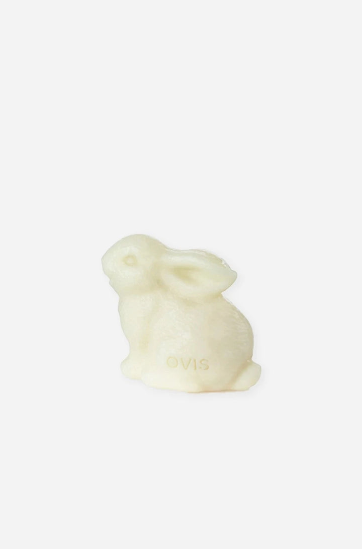 Bunny Shaped Soap with Sheeps Milk / White.