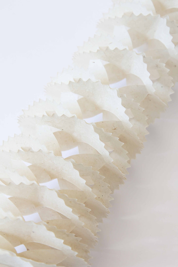 Kathmandu Paper Garland / White