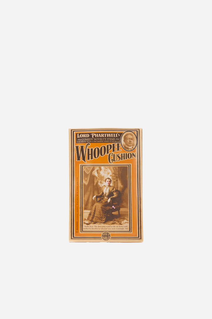 Box for Lord Whippitley's Whoopee Cushion on a white background