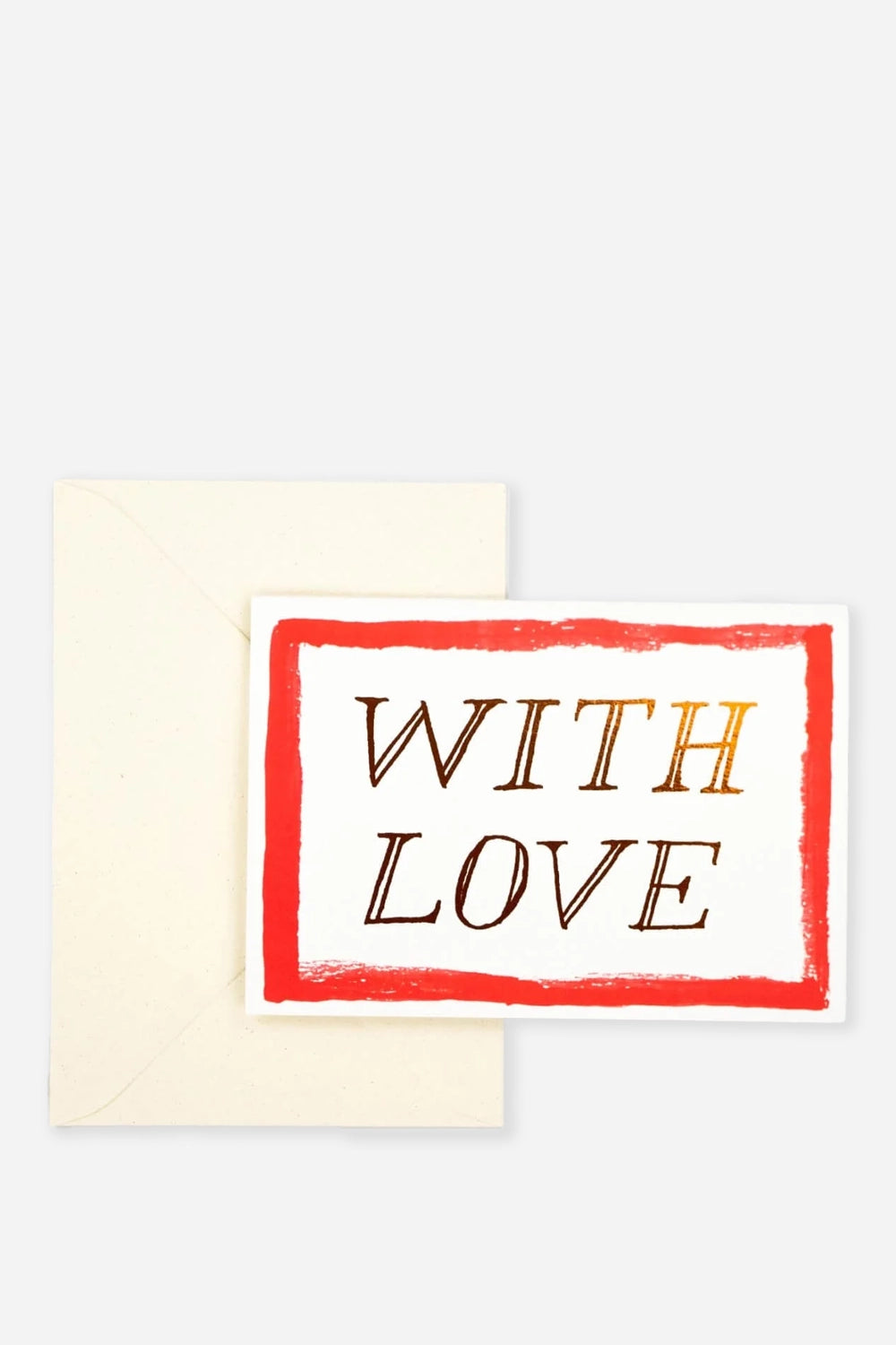 With Love, Foiled Card